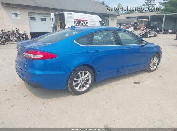 3FA6P0LU5LR196807 2020 FORD FUSION Blue Задня права чверть