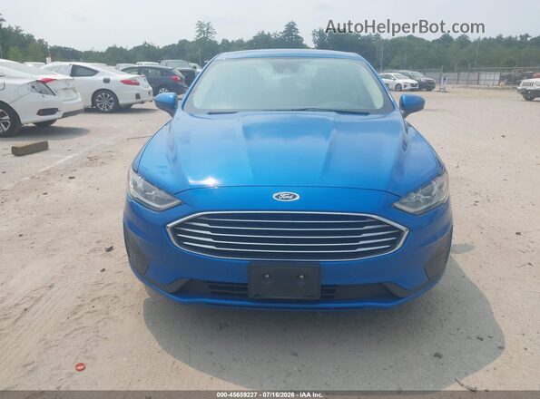 3FA6P0LU5LR196807 2020 FORD FUSION Blue Панорамний вид салону 360°