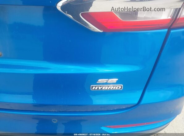 3FA6P0LU5LR196807 2020 FORD FUSION Blue Вид задньої частини салону