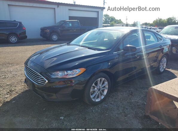 3FA6P0LU5LR196984 2020 FORD FUSION Black Front left