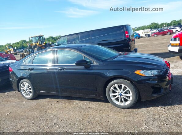 3FA6P0LU5LR196984 2020 FORD FUSION Black Rear interior view
