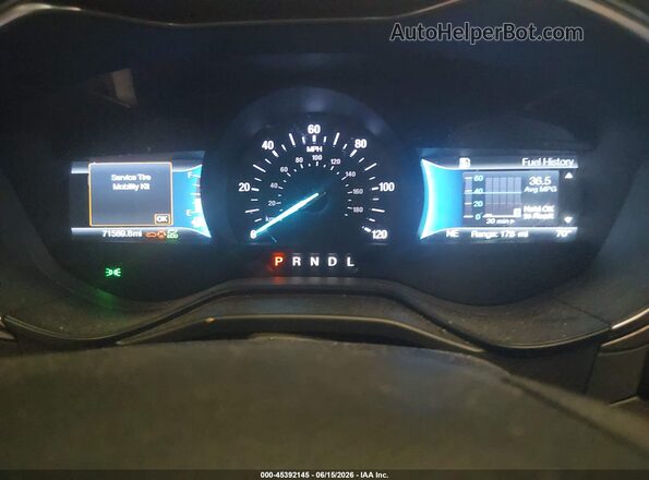 3FA6P0LU5LR200581 2020 FORD FUSION Белый Вид задних сидений