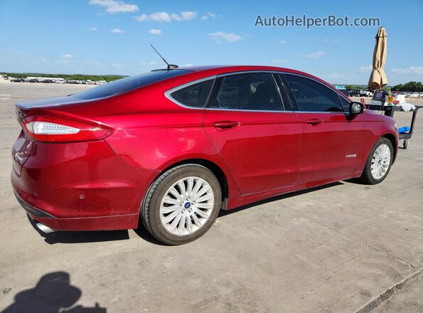 3FA6P0LU6GR304549 2016 FORD FUSION Red Trasero derecho