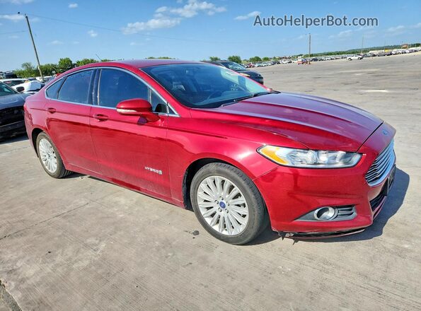3FA6P0LU6GR304549 2016 FORD FUSION Red Delantero derecho