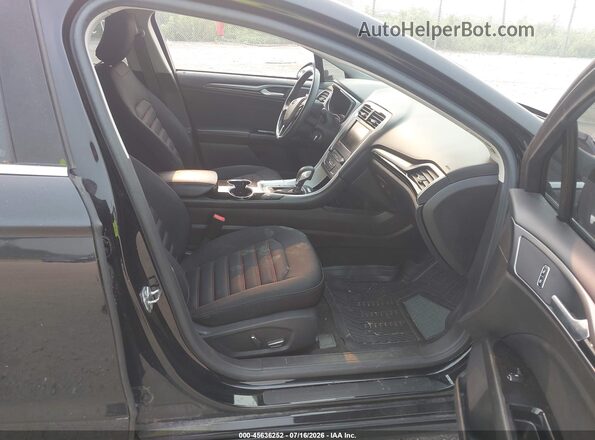 3FA6P0LU6GR308276 2016 FORD FUSION HYBRID Black Widok wnętrza z przodu