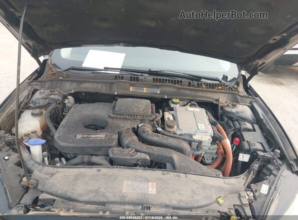 3FA6P0LU6GR308276 2016 FORD FUSION HYBRID Black Widok z tyłu