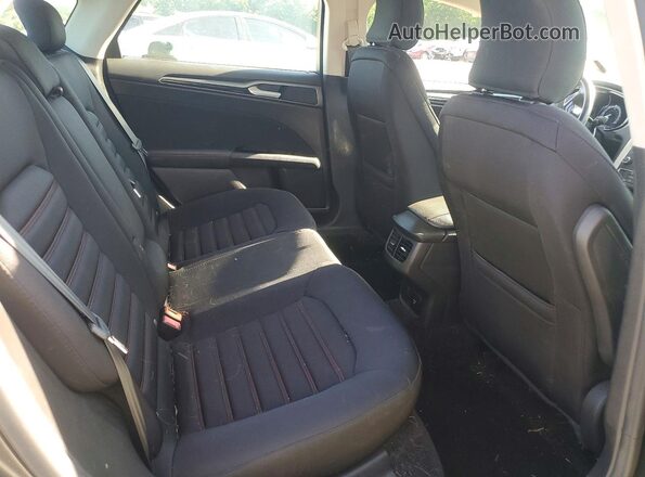 3FA6P0LU6GR315311 2016 FORD FUSION Gray Вид задніх сидінь