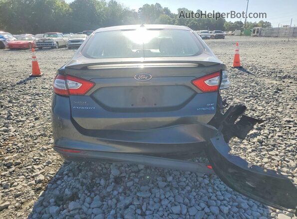 3FA6P0LU6GR315311 2016 FORD FUSION Gray Вид ззаду