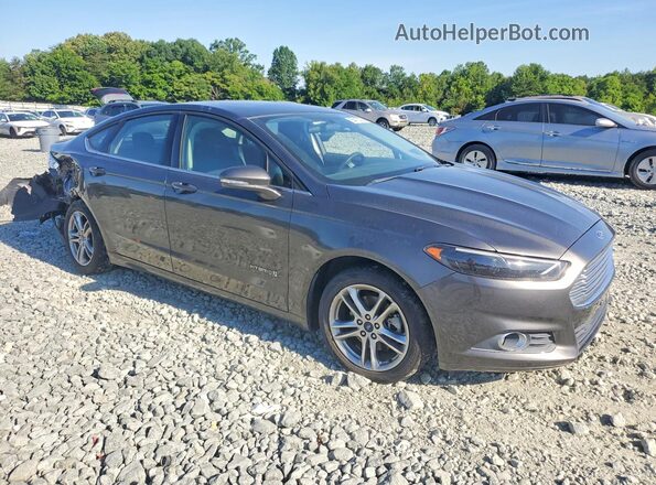 3FA6P0LU6GR315311 2016 FORD FUSION Gray Передня права чверть