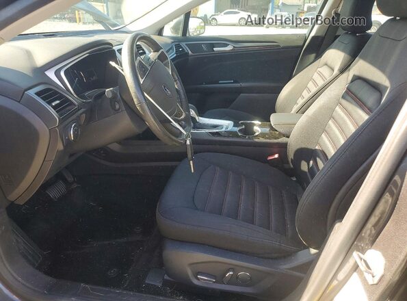 3FA6P0LU6GR315311 2016 FORD FUSION Gray Вид салону спереду