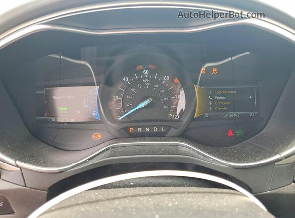 3FA6P0LU6GR341956 2016 FORD FUSION Белый Вид щитка приборов