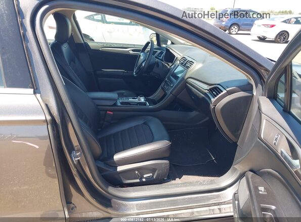 3FA6P0LU6HR165430 2017 FORD FUSION HYBRID Gray Front interior view