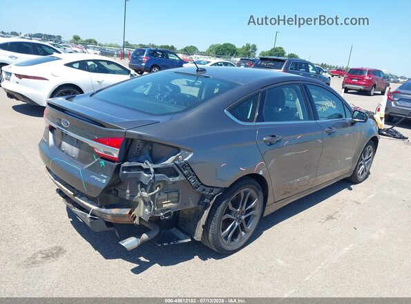 3FA6P0LU6HR165430 2017 FORD FUSION HYBRID Gray Rear right