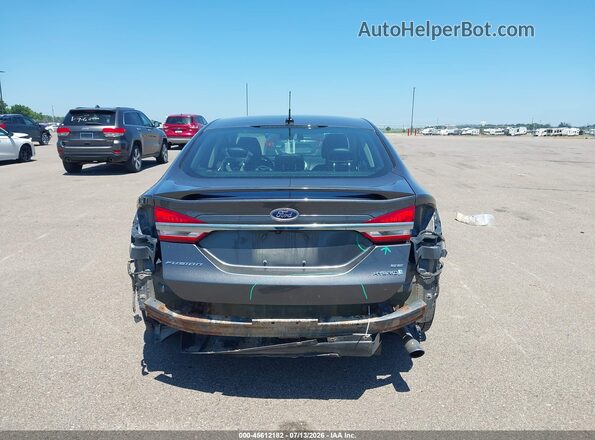 3FA6P0LU6HR165430 2017 FORD FUSION HYBRID Gray Front view