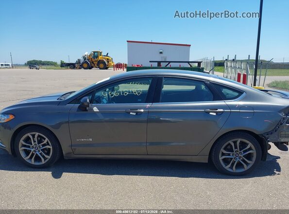 3FA6P0LU6HR165430 2017 FORD FUSION HYBRID Gray 360 interior view