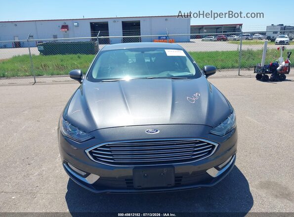 3FA6P0LU6HR165430 2017 FORD FUSION HYBRID Gray Instrument cluster view