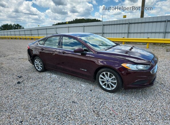 3FA6P0LU6HR262403 2017 FORD FUSION Burgundy წინა მარჯვენა