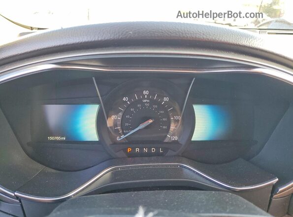 3FA6P0LU6JR172111 2018 FORD FUSION White Instrument cluster view