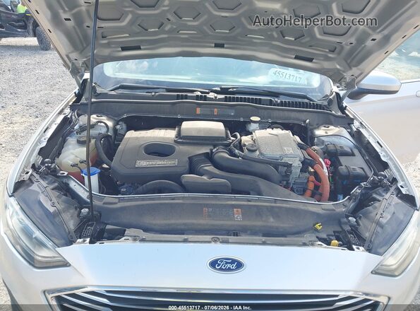 3FA6P0LU6KR100438 2019 FORD FUSION HYBRID Silver Հետևի տեսք