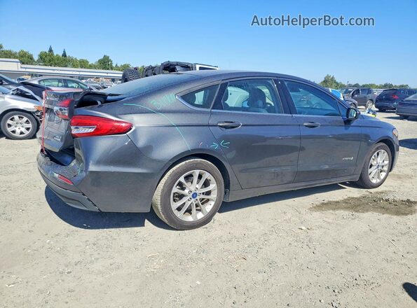 3FA6P0LU6KR209062 2019 FORD FUSION Gray Задня права чверть