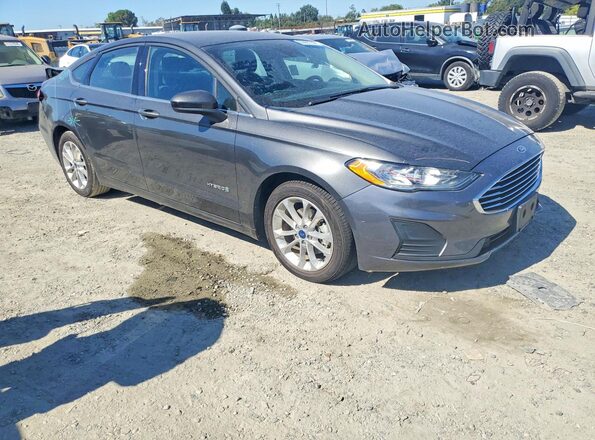 3FA6P0LU6KR209062 2019 FORD FUSION Gray Передня права чверть