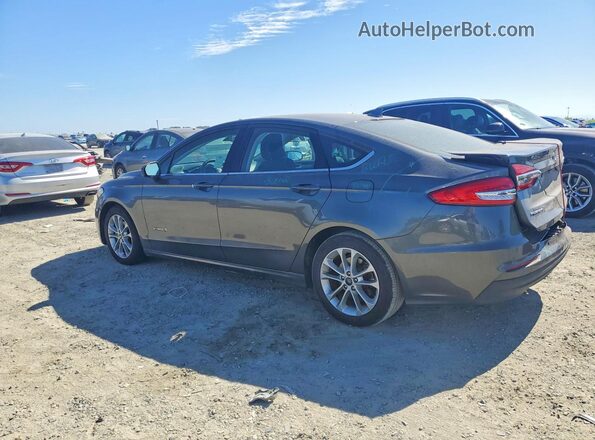 3FA6P0LU6KR209062 2019 FORD FUSION Gray Задня ліва чверть