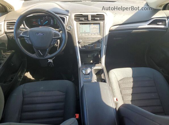 3FA6P0LU6KR209062 2019 FORD FUSION Gray Вид панелі приладів