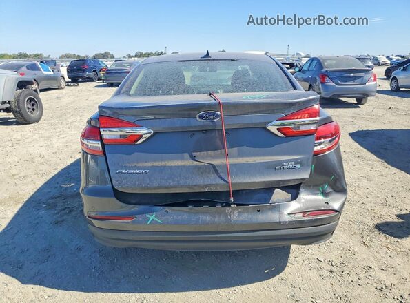 3FA6P0LU6KR209062 2019 FORD FUSION Gray Вид ззаду