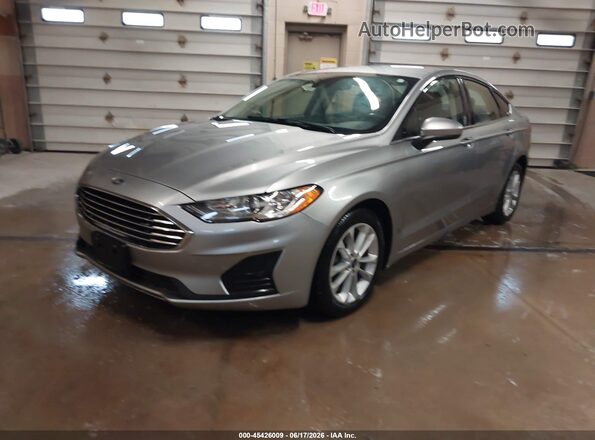 3FA6P0LU6LR200511 2020 FORD FUSION Silver Առջևի ձախ երեք քառորդ տեսարան