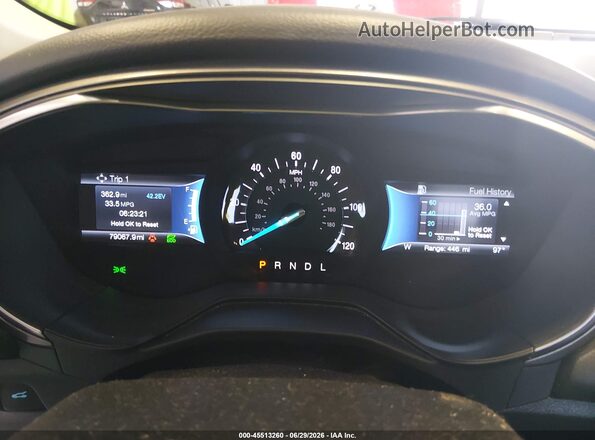 3FA6P0LU6LR231628 2020 FORD FUSION Silver Widok tylnych siedzeń