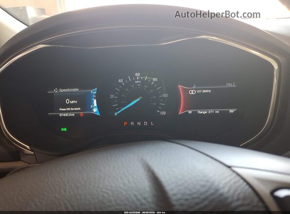 3FA6P0LU6LR245125 2020 FORD FUSION Silver Widok tylnych siedzeń