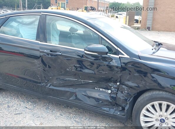 3FA6P0LU7GR101752 2016 FORD FUSION HYBRID Black Դիմացի տեսք