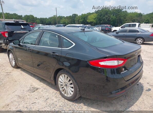 3FA6P0LU7GR101752 2016 FORD FUSION HYBRID Black Հետևի ձախ