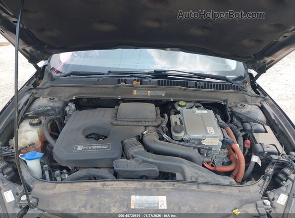 3FA6P0LU7GR101752 2016 FORD FUSION HYBRID Black Հետևի տեսք