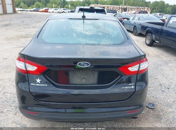 3FA6P0LU7GR101752 2016 FORD FUSION HYBRID Black 