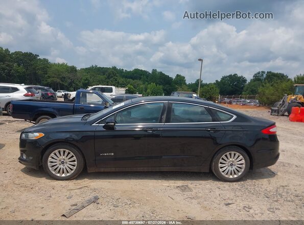 3FA6P0LU7GR101752 2016 FORD FUSION HYBRID Black Սալոնի 360 աստիճան տեսք