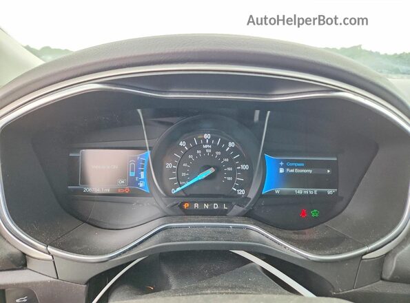 3FA6P0LU7GR264790 2016 FORD FUSION Silver Widok tylnych siedzeń