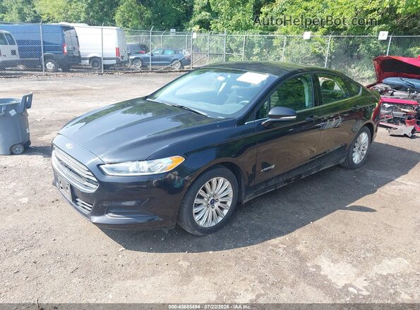 3FA6P0LU7GR311896 2016 FORD FUSION HYBRID Black Передня ліва чверть