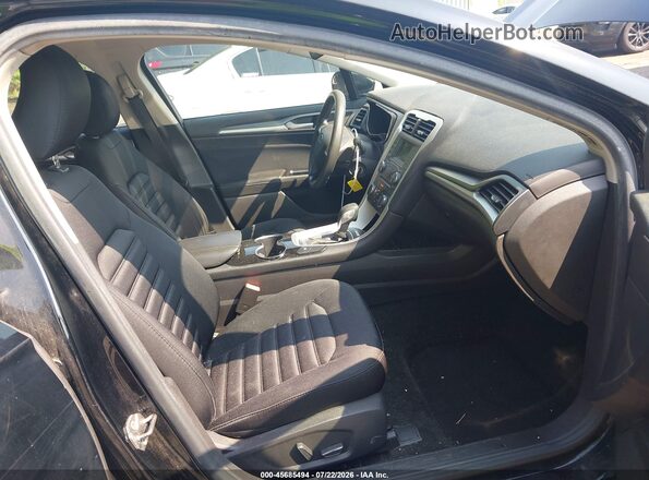 3FA6P0LU7GR311896 2016 FORD FUSION HYBRID Black Вид салону спереду