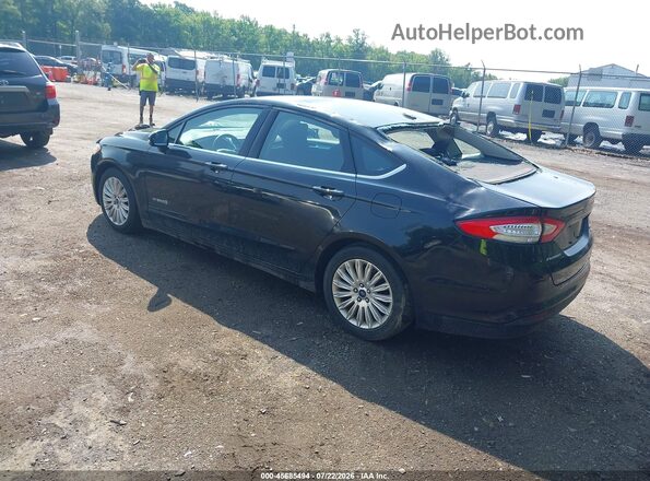 3FA6P0LU7GR311896 2016 FORD FUSION HYBRID Black Задня ліва чверть
