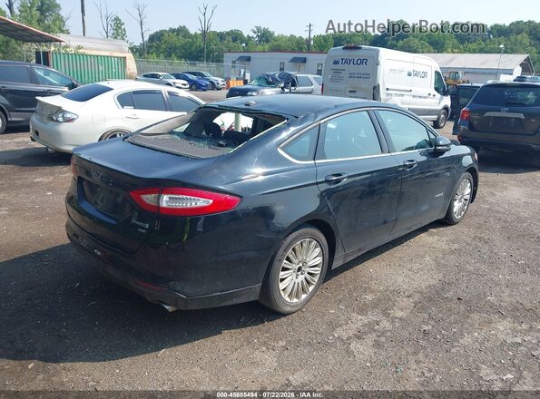 3FA6P0LU7GR311896 2016 FORD FUSION HYBRID Black Задня права чверть