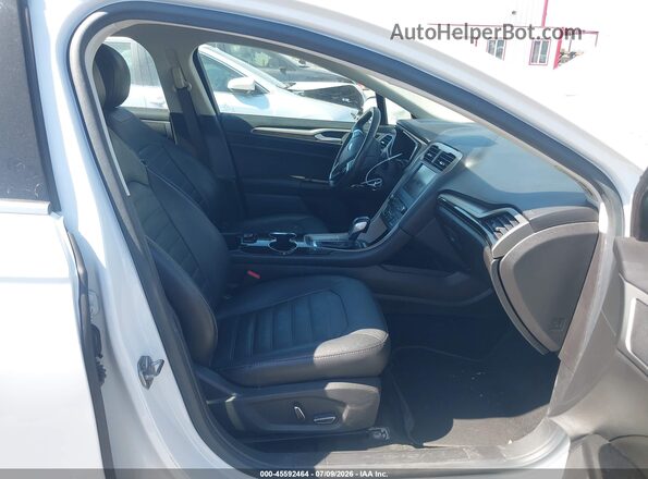 3FA6P0LU7GR333607 2016 FORD FUSION HYBRID White Вид салону спереду