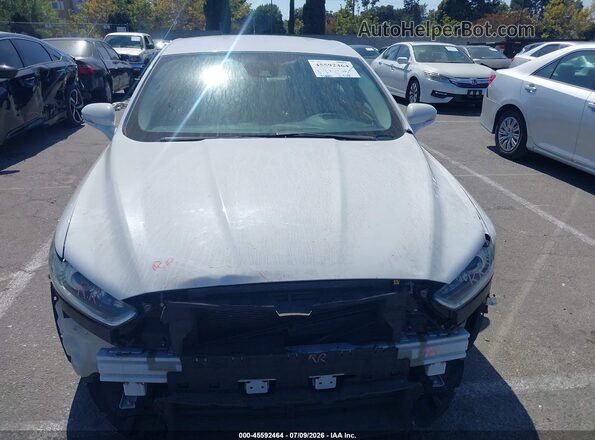 3FA6P0LU7GR333607 2016 FORD FUSION HYBRID White Вид задньої частини салону