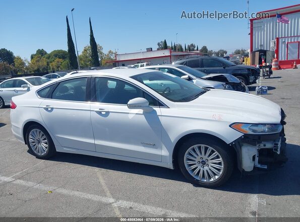 3FA6P0LU7GR333607 2016 FORD FUSION HYBRID White Панорамний вид салону 360°