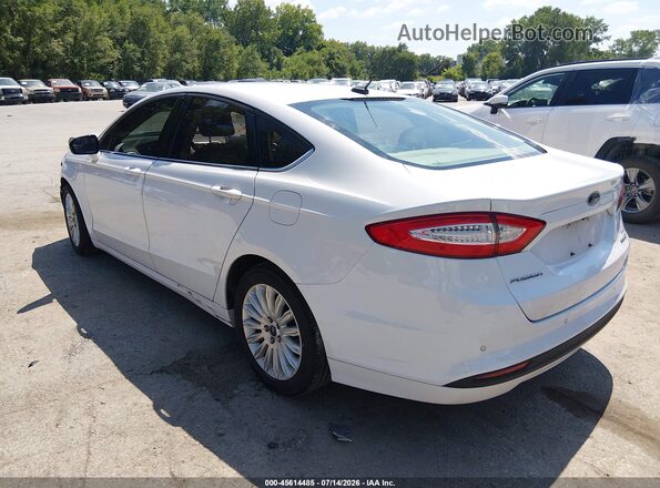 3FA6P0LU7GR345045 2016 FORD FUSION HYBRID Белый Задняя левая четверть