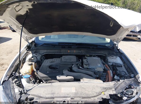 3FA6P0LU7GR345045 2016 FORD FUSION HYBRID Белый Вид сзади