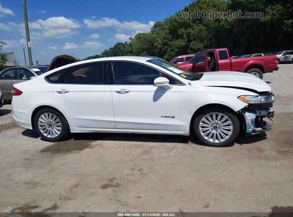 3FA6P0LU7GR345045 2016 FORD FUSION HYBRID Белый Панорамный вид салона 360°