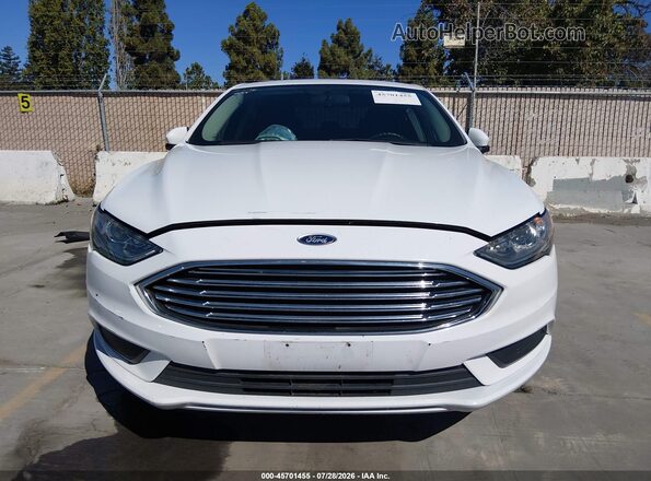 3FA6P0LU7HR358475 2017 FORD FUSION HYBRID White Rear interior view