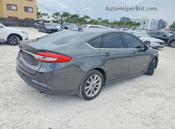 3FA6P0LU7HR400630 2017 FORD FUSION Серый Задняя правая четверть