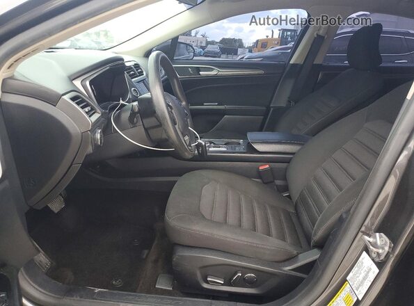 3FA6P0LU7HR400630 2017 FORD FUSION Серый Вид салона спереди